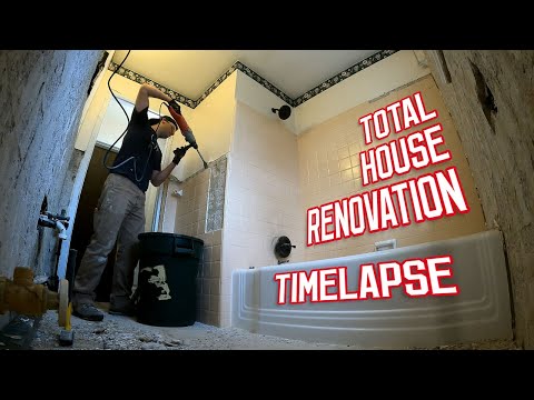 Total House Renovation from Start to Finish | Before and After | TIMELAPSE