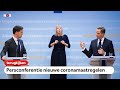 TERUGKIJKEN: Persconferentie nieuwe coronamaatregelen; horeca sluit, mondkapjes verplicht
