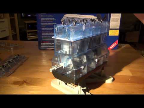 Franzis Lernpaket Verbrennungsmotor - Zusammenbau des Otto-Motors