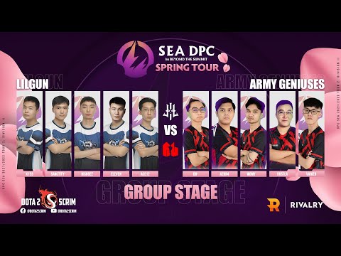 Lilgun vs Army Geniuses - DPC SEA 2021/22 Tour 2: Division II - Group Stage - B03