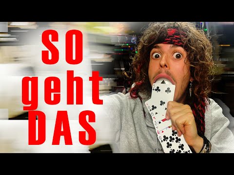 KARTEN SPUCKEN - Zaubertrick erklärt