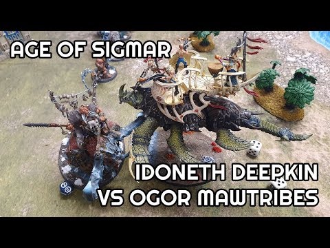 Age of Sigmar Battle Report - Idoneth Deepkin vs Ogor Mawtribes