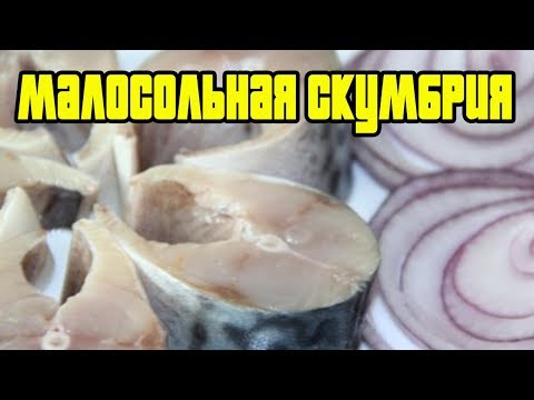 МАЛОСОЛЬНАЯ СКУМБРИЯ.Как приготовить скумбрию.