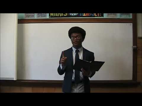 DCFL 2022 - Oral Interpretation, Poetry - Danez Smith's Dear White America & Dinosaurs in the Hood