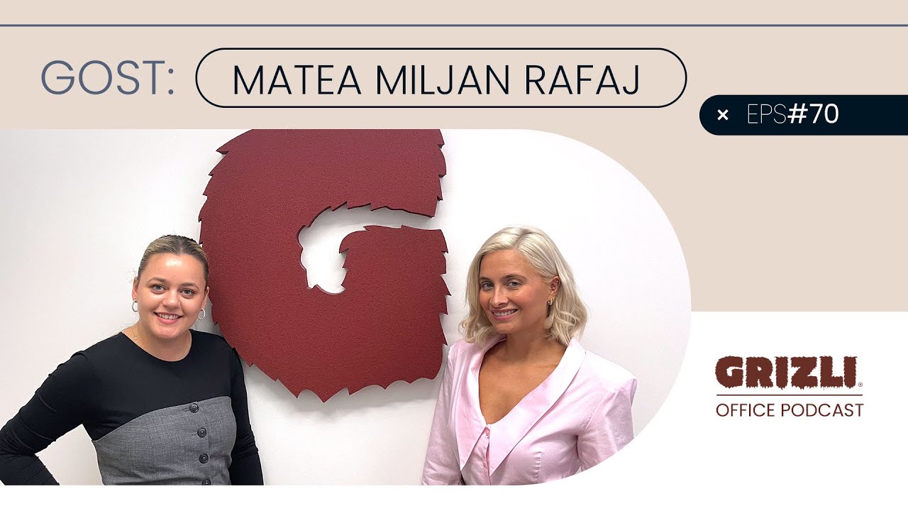 Grizli Office Podcast #70 - Matea Miljan Rafaj, Sram me reći koliko dobijemo za neke kampanje