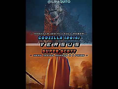 Godzilla (2014) vs super scott #shorts #godzilla2014 #heroinside
