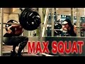 スクワットMAX何キロ上がるかチャレンジ