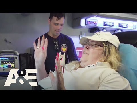 Friendly Medic Calms Anxious Woman in Ambulance | Live Rescue | A&E