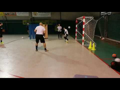 Allenamento portieri 2019 / visuale coperta, secondi palo, scudo
