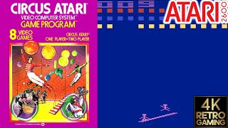 Circus Atari 2600 4k Gameplay