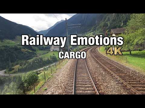 🚆 4K Cab ride on the legendary Gotthard mountain route (Göschenen - Zug | Cab Ride Switzerland)