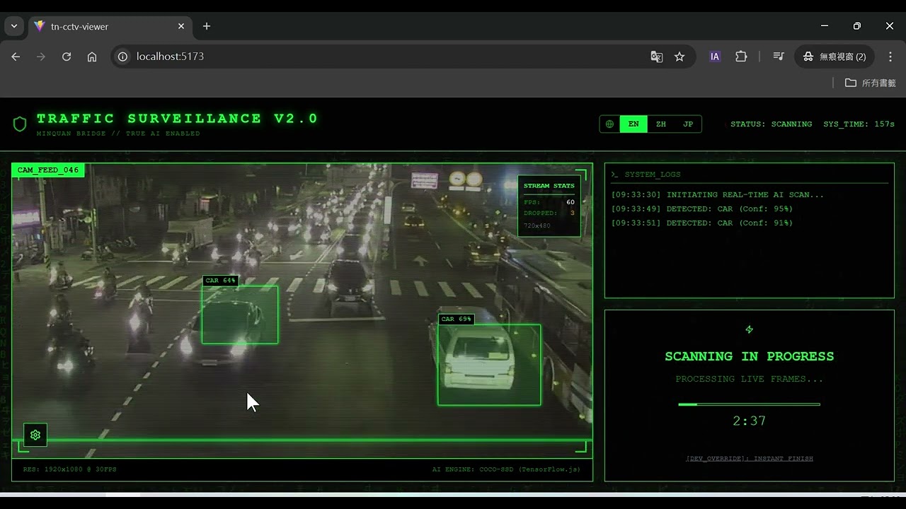 Matrix Traffic Surveillance V2.0 Demo