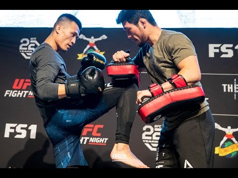 UFC Denver: 'Korean Zombie' Open Workout Highlights - MMA Fighting