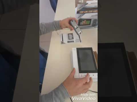 Video Kit video interfon 1 familie 1 post interior  