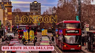 Want to See ALL of London? Clapham to Hampstead Heath to Finsbury Park by Bus.