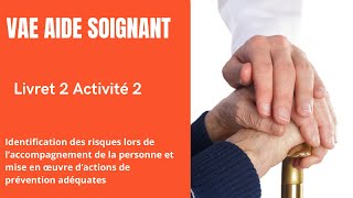 VAE  aide soignant(e) Livret 2 Activité 2