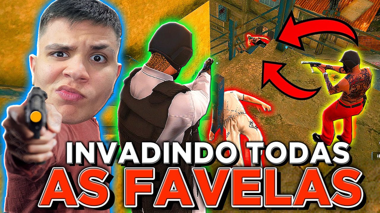 INVADINDO TODAS AS FAVELAS COM MEU BONDE no GTA RP! (Paulinho o LOKO)