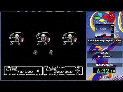 SNES Super Stars 2018 [151] - Final Fantasy Mystic Quest (Any%) by theRPGchick