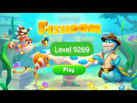 Fishdom game level 9269 #fishdom #youtube