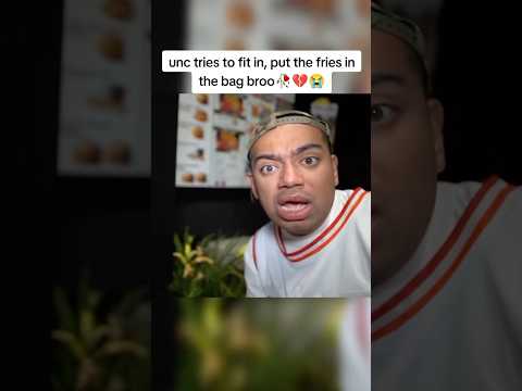 UNC TRIES TO FIT IN WITH TUNG TUNG TUNG SAHUR HAPPY MEAL 💔😭#shorts