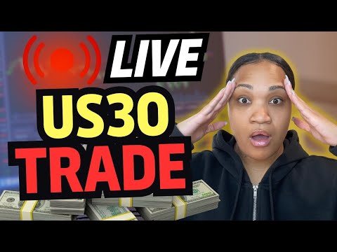 Trading US30 Live Trading New York Session 🔴