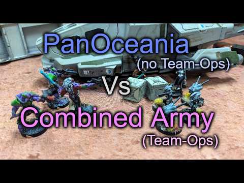 How balanced is Team-Ops? - PanOceania vs Combined Army (The Dig)