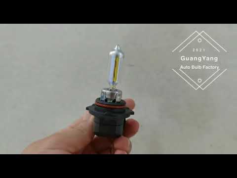 auto lamp 9006 12v rainbow color car halogen bulb