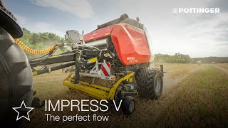Pöttinger Impress 3160 V Master körbálázó – hatékony szálastakarmány betakarítás