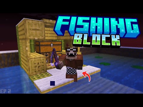 Ho costruito il mio posto per pescare nel vuoto! | Fishing Block Ep.2