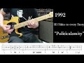 (TAB) EXTREME - #17 "Politicalamity" - Nuno Bettencourt - Guitar Riff - Fender Telecaster