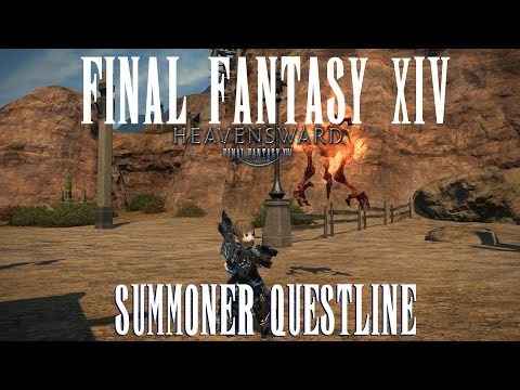 Final Fantasy XIV - Summoner Level 54 - Job Quest 9 - A Miner Negotiation