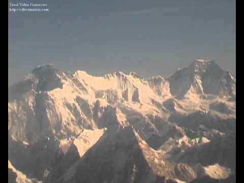 Mountain flight in Nepal