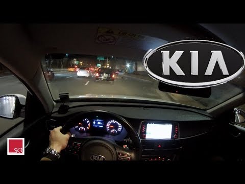 2018 KIA Optima SX 2.0 POV Night Test Drive | 4K |