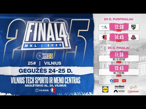 U12 mergaičių pusfinalis: Sostinės KM I – Vilniaus KM I