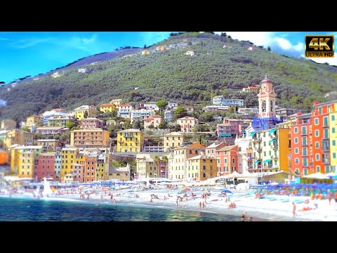 Sori - One of the most beautiful jewels of the Italian Riviera🇮🇹Cinematic WalkingTour 4K60fps ASMR