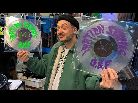 O.B.F X IRATION STEPPAS VINYL PRESSING AT THE FACTORY