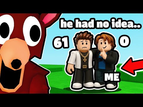 I joined a random team as a SECRET NOOB in 99 nights...