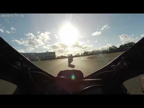 Motorsport Arena Oschersleben Track Day 15.09.2025 - Group 2 - Turn 6 (Motorbike / Motorrad - Front)