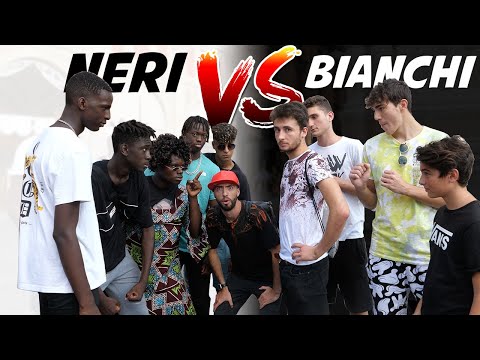 Blacks VS Whites - DISSING, FREESTYLE AND PICK UP with GIRLS!!