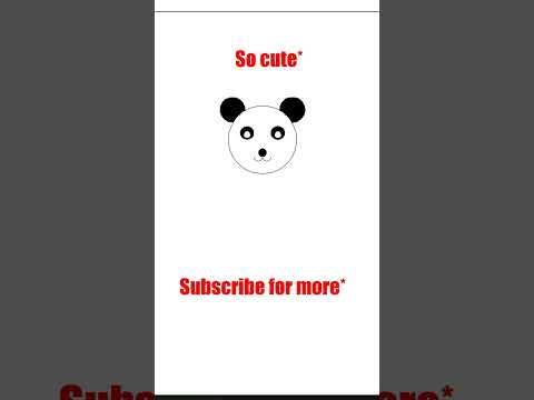 Draw A Cute Panda With Python Shorts Python Programming