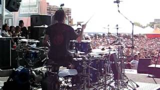 SEVENDUST DRUMMER-MORGAN ROSE @ OZZFEST &quot;FACE TO FACE&quot;