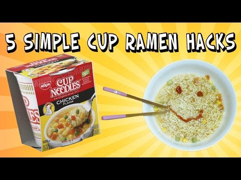 5 Simple Cup Ramen Hacks