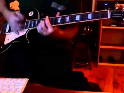 Brad Craig improv - Scuffham S-Gear Wayfarer amp, with Les Paul Standard guitar
