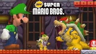 New Super Mario Bros. DS - All 8 Worlds - Full Game (All Star Coins)