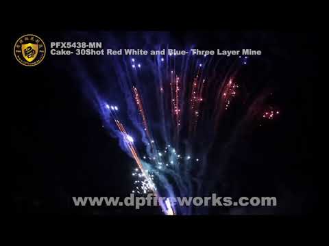 30shot-PFX5438-MN R/W/B Three Layer Mine