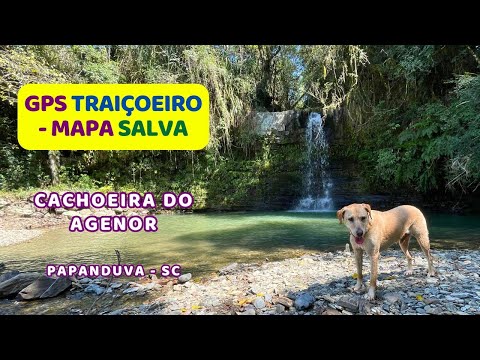 Seguir as dicas do vídeo para chegar na Cachoeira do Agenor, Papanduva (SC) - Esqueça GPS (Ep. 3)