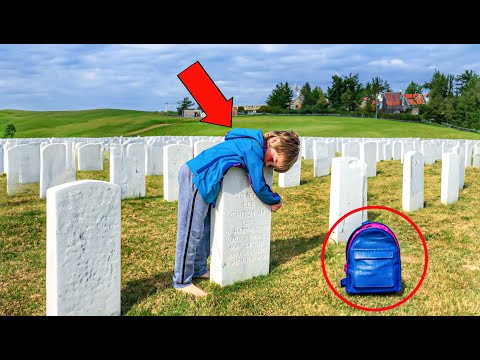 Woman Sees Boy Visit Mom’s Grave After School Every Day ONE DAY SHE SAW HIM DOING SOMETHING SHOCKING