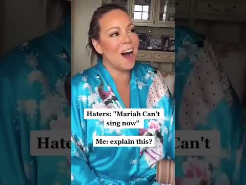 Mariah Carey can't sing now ? Explain this. #MariahCarey cr:mariahfreakingcarey