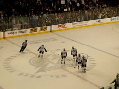 Jordan Staal Empty Netter vs Tampa Bay Lightning April 7, 2009