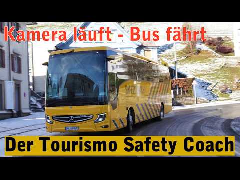 Kamera läuft - Bus fährt: Mercedes-Benz Tourismo